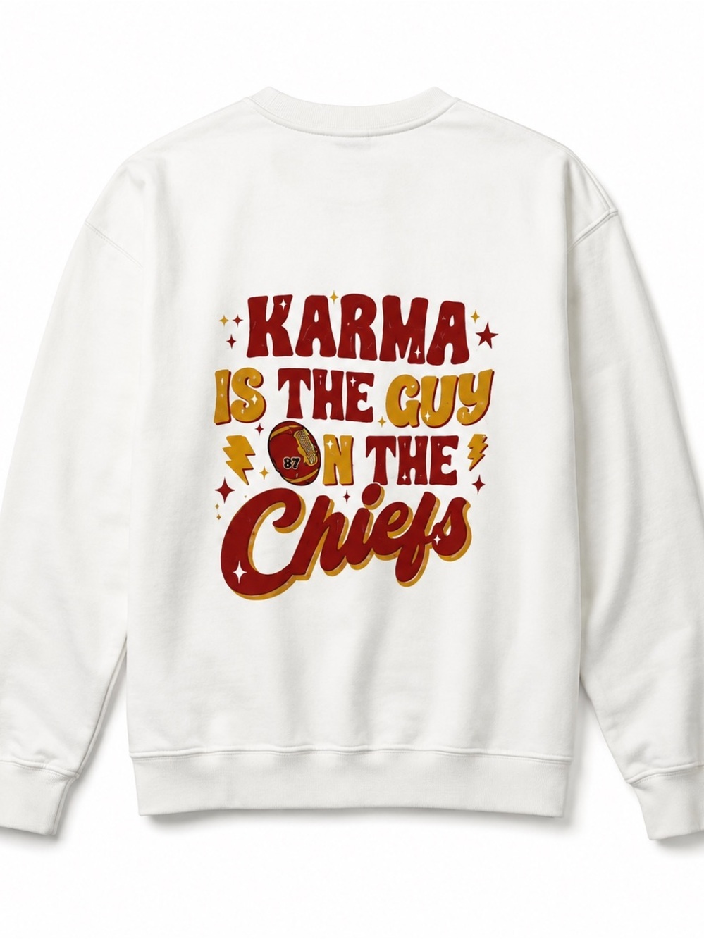 Taylor Swift Chiefs Travis Kelce #87 Chiefs” Graphic Sweatshirt Swiftie Large